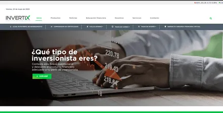 Invertix – Plataforma de asesoría financiera digital